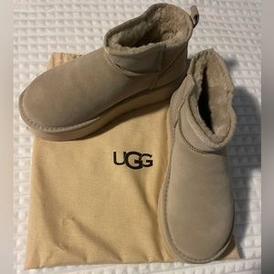 ultra mini ugg platform mustard seed